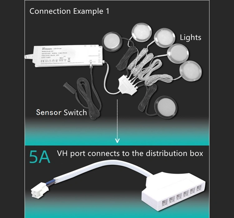 Power Factor 0.9 Sensor Control 12V 36W To150W LED Power Supply